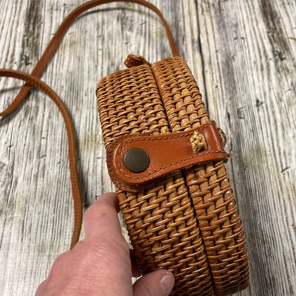 Boho Rattan Bag - Picture 2 of 4